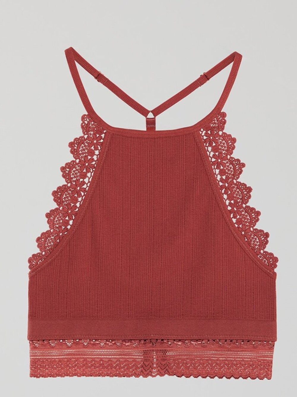 BB99 | Seamless Strappy Back Bralette - Rust